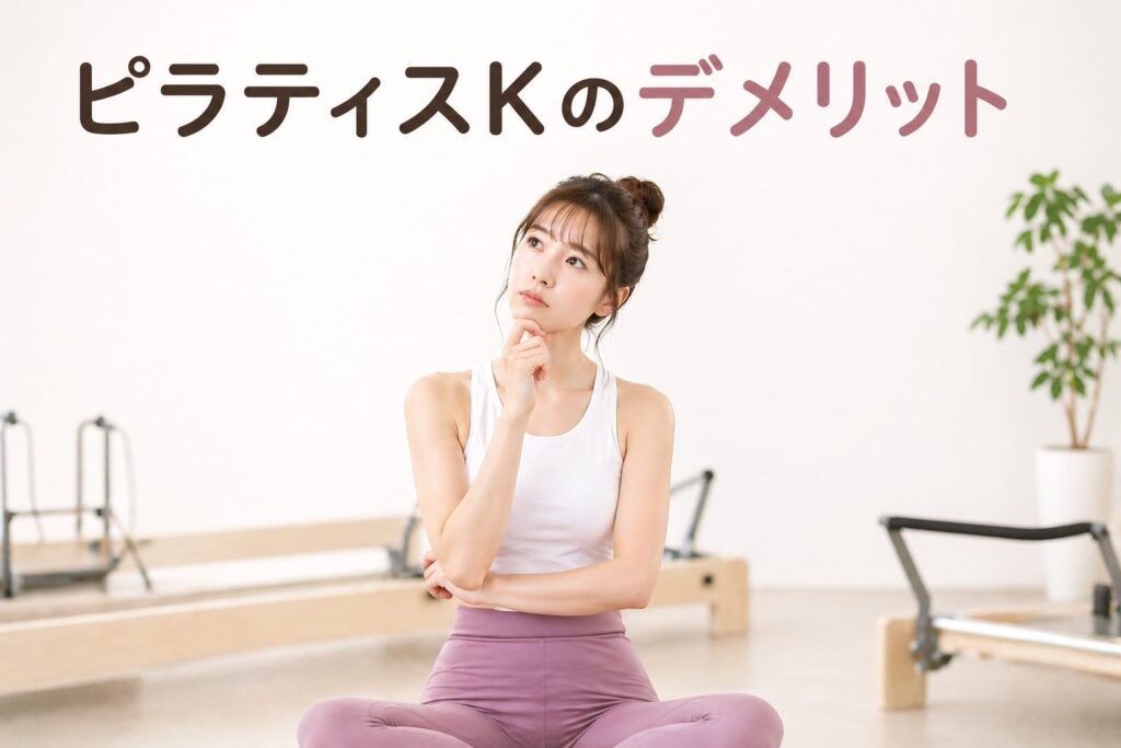 ピラティスKの2つのデメリット