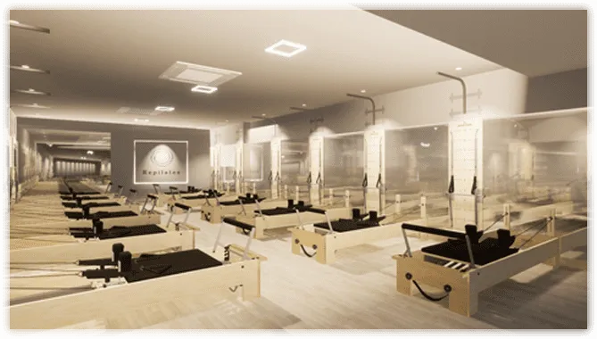 Repilates(リピラティス)業界最多種類のマシン器具を導入